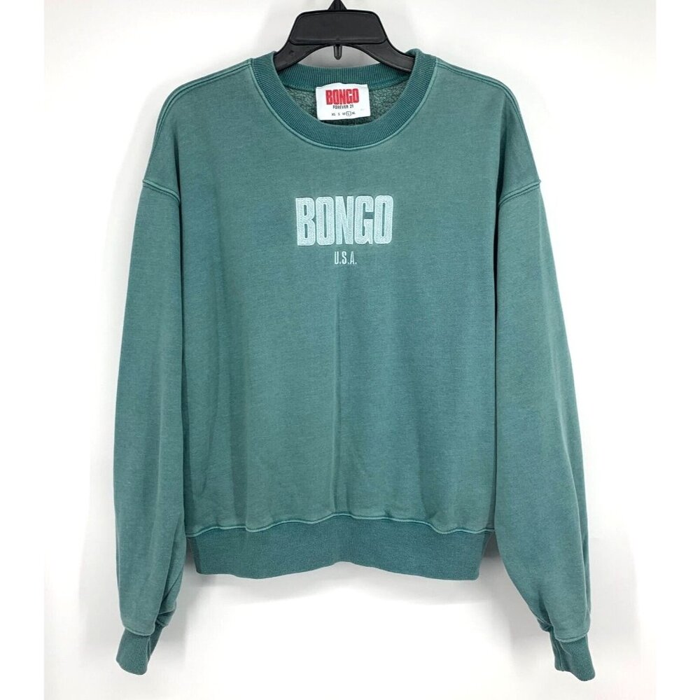 Forever 21 Bongo Sweatshirt Fleece Crewneck Long Sleeve